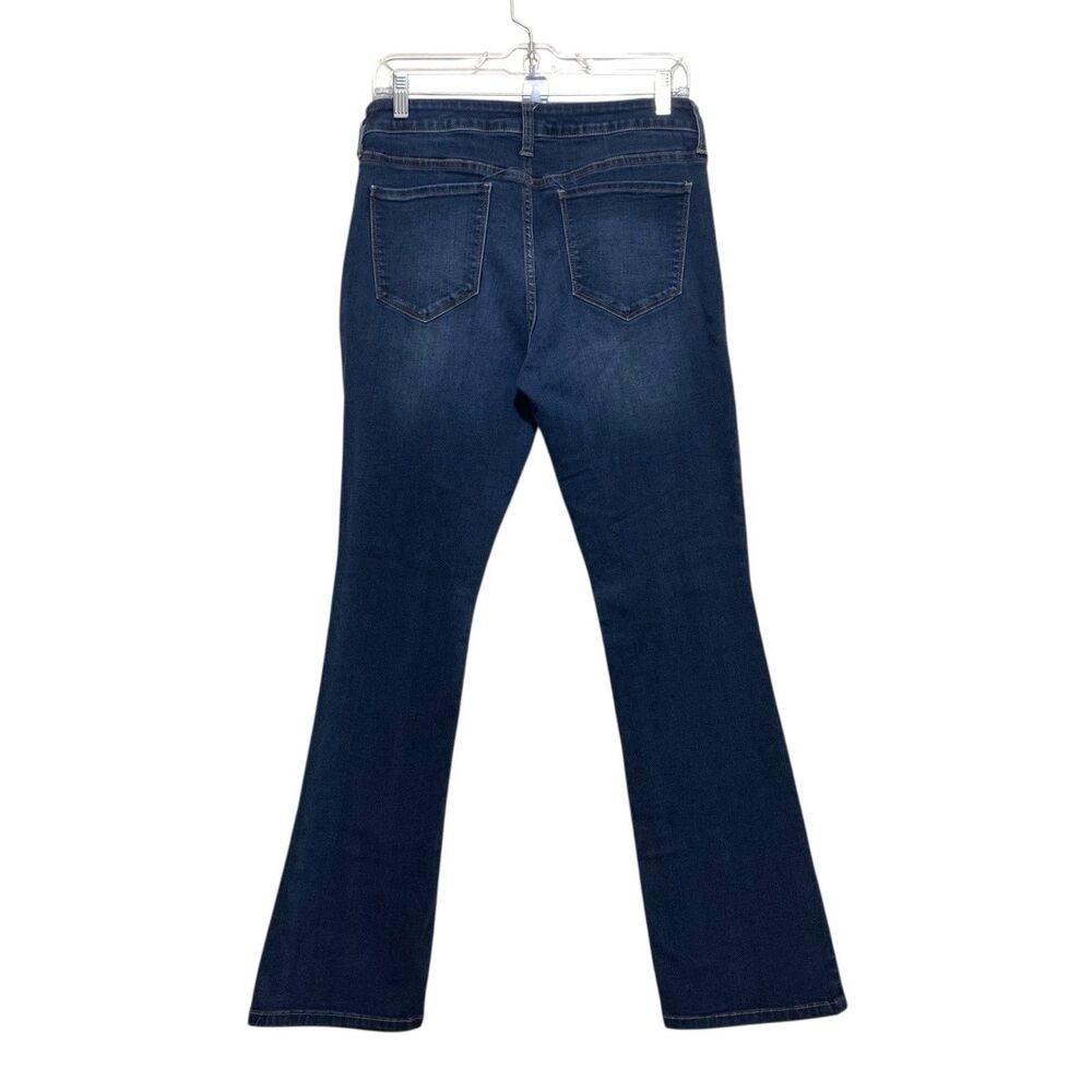 JC Penney Bootcut Jeans Womens Size 12/31 Dark Blue Wash Mid-Rise 5-Pocket - Picture 4 of 13